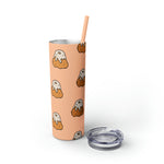 Load image into Gallery viewer, Sweet Roll Skinny Tumbler with Straw, 20oz
