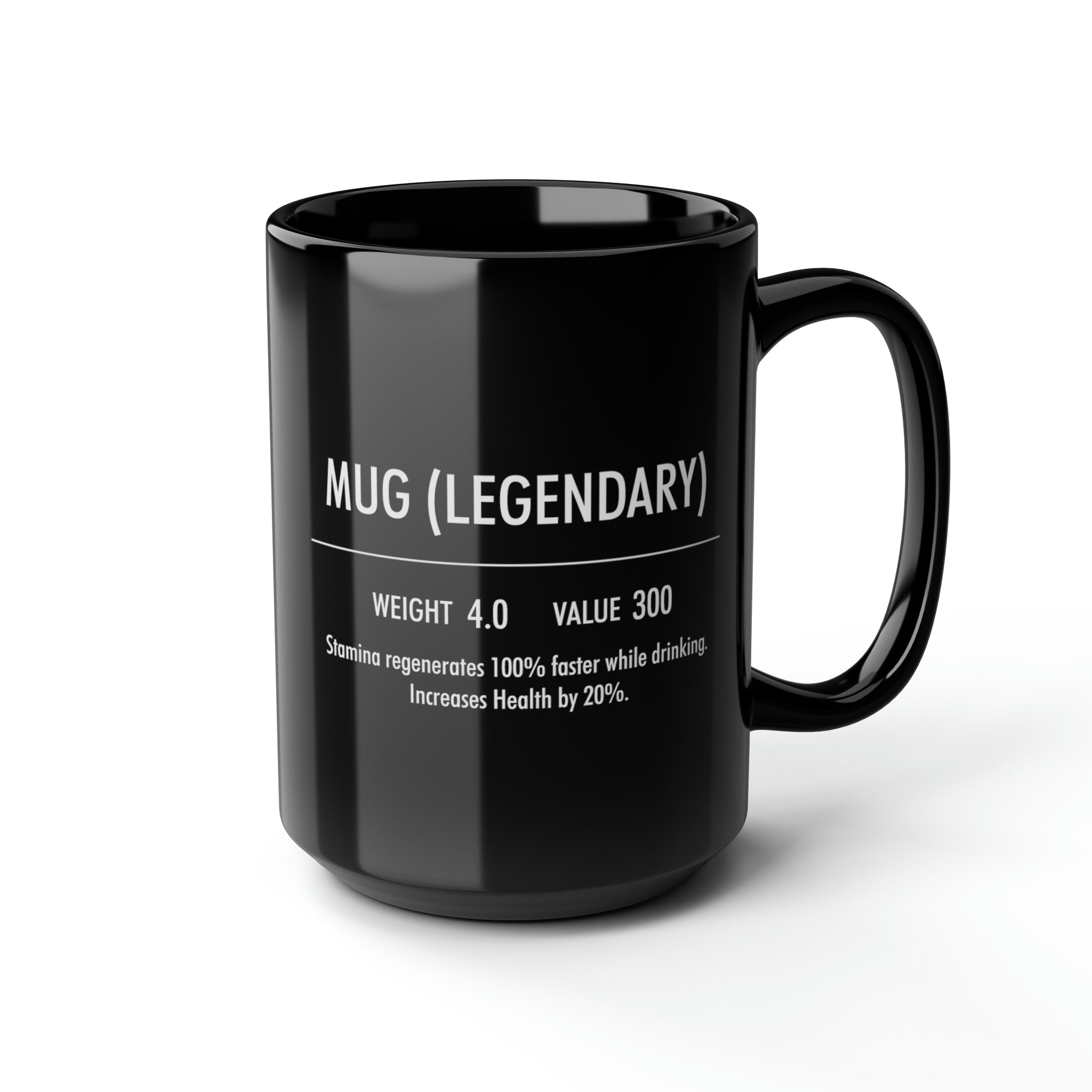 Mug (Legendary) Ceramic Mug, 15oz, Skyrim Inspired, Gift for Gamers, Nerdy Gift