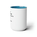 Load image into Gallery viewer, I Workout So I Can Have...Two-Tone Coffee Mug, 15oz

