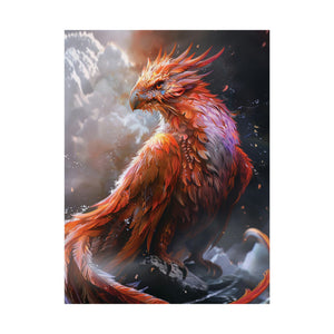 Phoenix Wall Art, Fantasy Poster, Fantasy Art Print, Matte Vertical Poster, Gamer Gifts, Fantasy Gifts