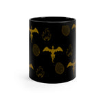 Load image into Gallery viewer, Dragon Mug | Dragon Egg Fire Pattern | Gift for Gamers | Fantasy Mug
