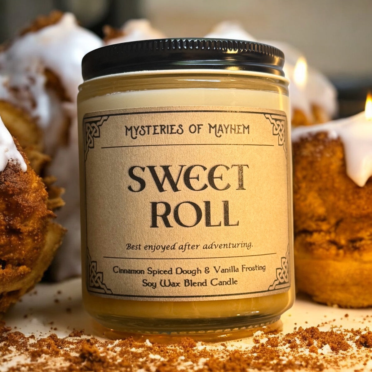 Sweet Roll | Cozy Bakery Fantasy Candle – Mysteries of Mayhem