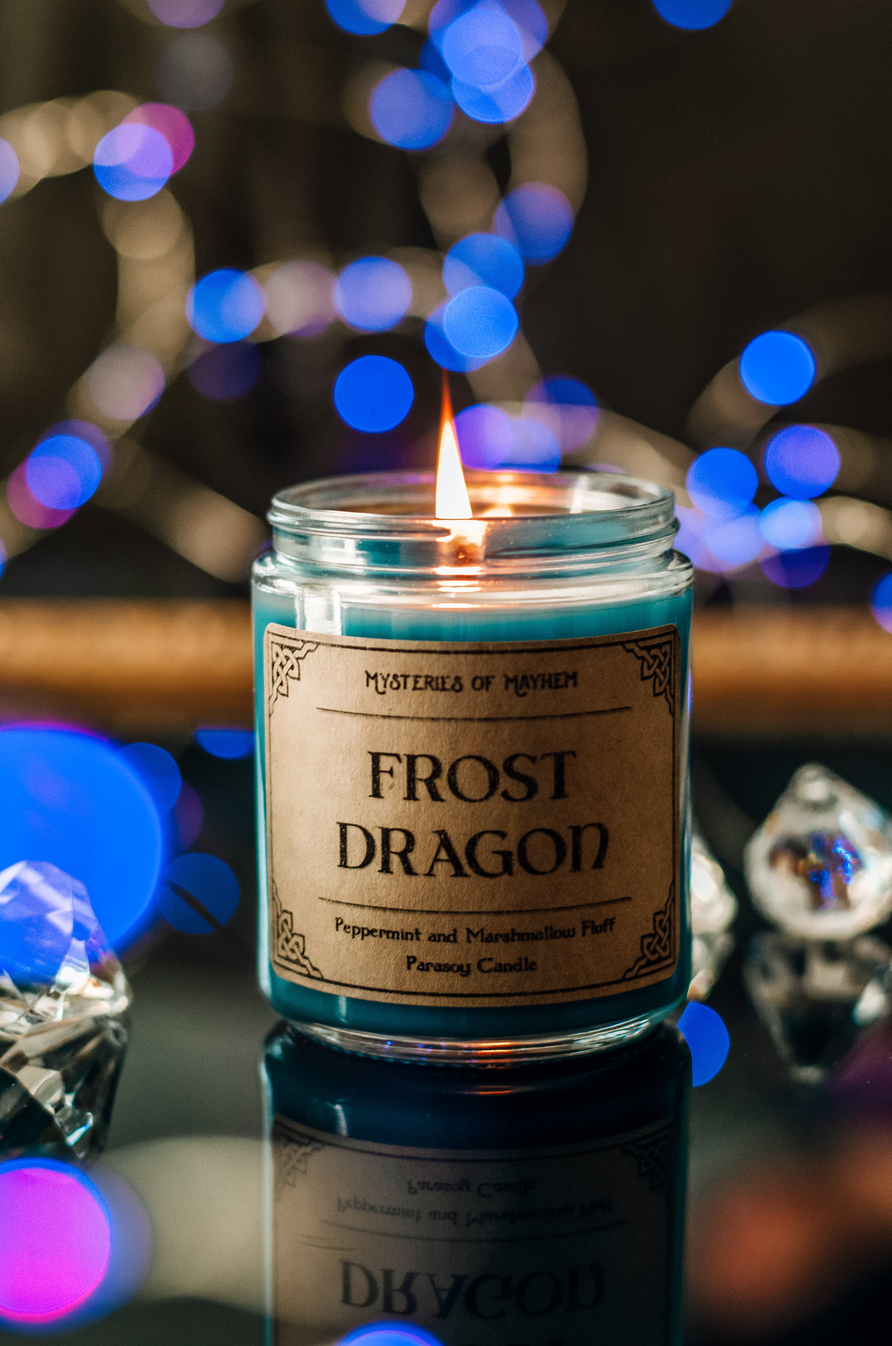 Frost Dragon - Peppermint and Marshmallow Fluff Scented, Winter Scent