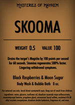 Load image into Gallery viewer, Skooma Body Wash and Bubble Bath - Black Raspberries &amp; Moon Sugar - Skyrim Inspired
