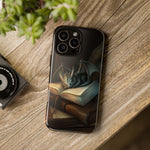 Load image into Gallery viewer, Baby Book Dragon iPhone Tough Case, Fantasy Phone Case, Bookish Phone Case
