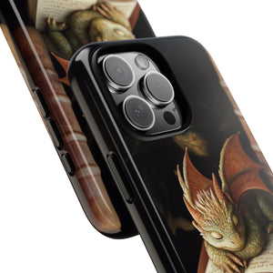 Baby Book Dragon iPhone Tough Case, Fantasy Phone Case, Bookish Phone Case