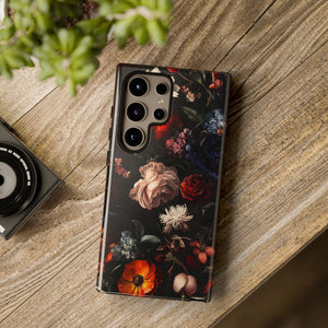 Dark Floral Samsung Phone Case