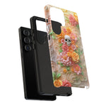 Load image into Gallery viewer, Flowers and Skull Cute Samsung Phone Case
