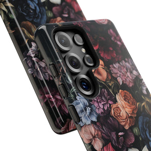 Dark Floral Samsung Phone Case
