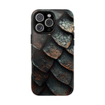 Load image into Gallery viewer, Dragon Scales iPhone Tough Case, Fantasy Phone Case
