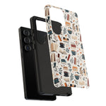 Load image into Gallery viewer, Cozy Books and Coffee Samsung Phone Case
