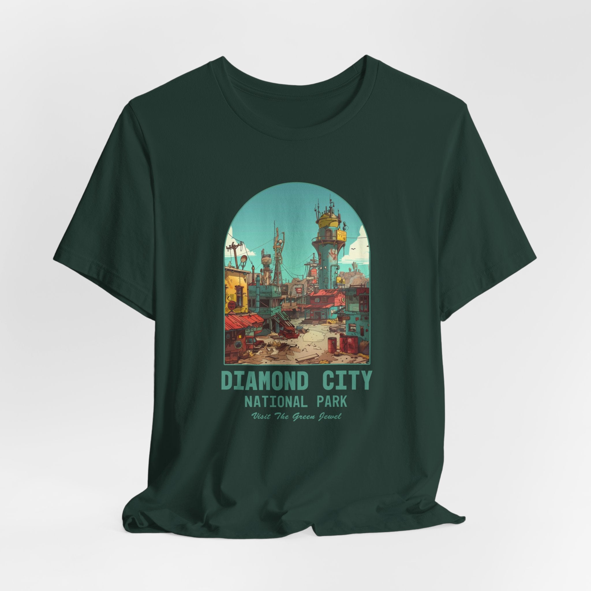 Diamond City National Park T-Shirt, Gift for Gamers, Gaming Shirt, Nerdy T-Shirt, RPG Gamer T-Shirt