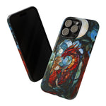 Load image into Gallery viewer, Stained Glass Effect iPhone Tough Case, Dragon Mother Phone Case
