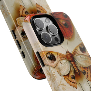 Moths iPhone Tough Case, Moth Phone Case