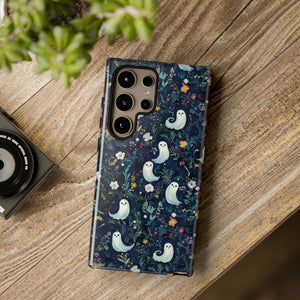 Ghosts and Flowers Cute Samsung Phone Case