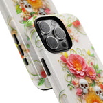 Load image into Gallery viewer, Flowers &amp; Skulls Cute iPhone Case
