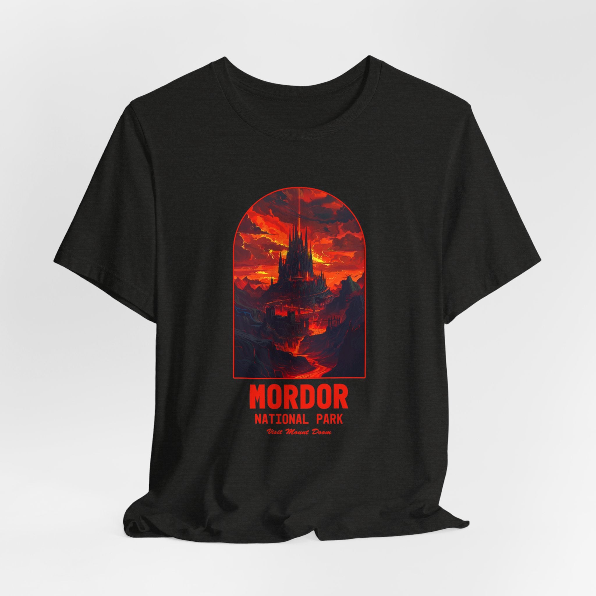 Mordor National Park T-Shirt, Nerdy Gift, Fantasy Shirt, Nerdy T-Shirt