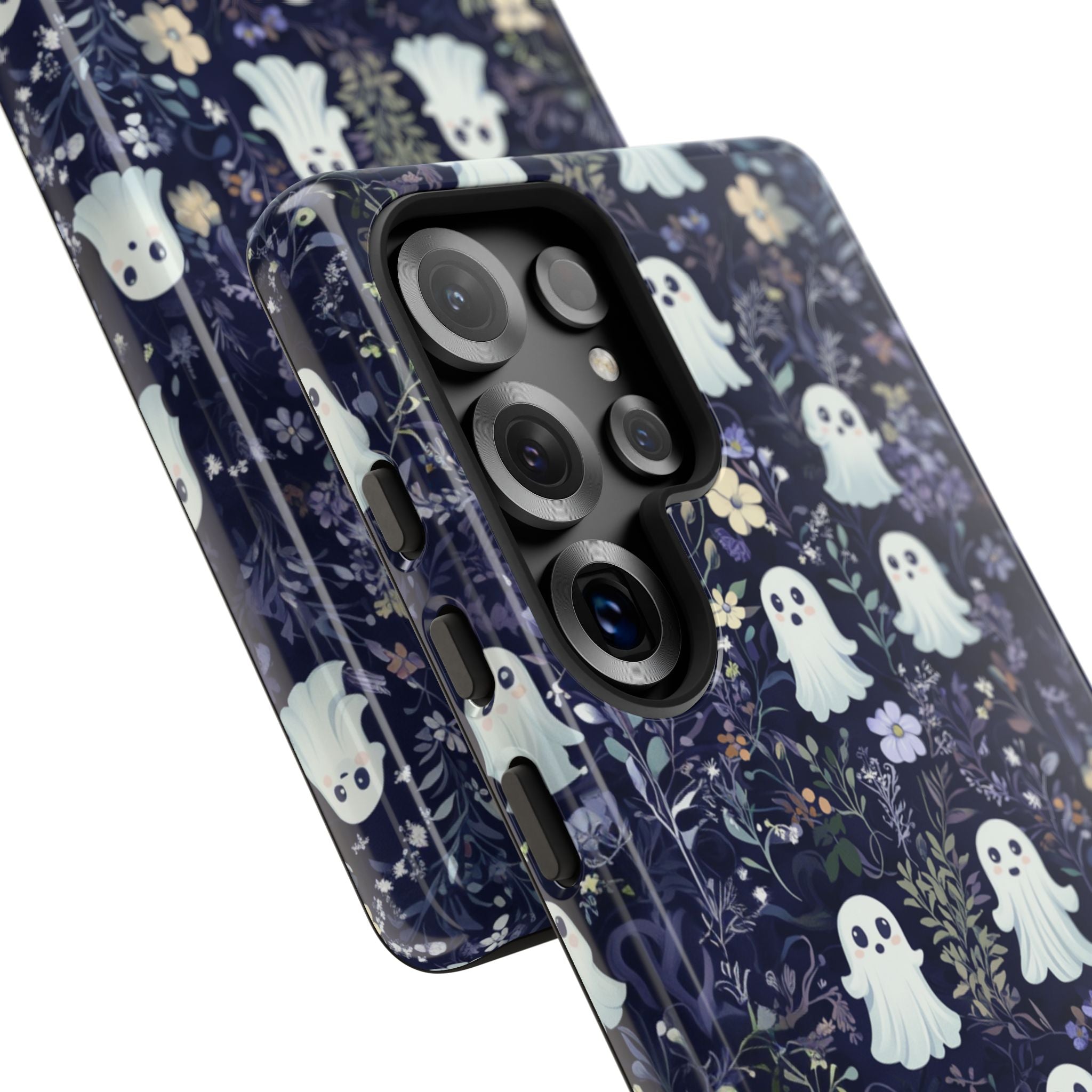 Ghosts and Flowers Cute Samsung Phone Case
