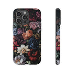 Load image into Gallery viewer, Dark Floral iPhone Case

