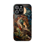 Load image into Gallery viewer, Stained Glass Effect iPhone Tough Case, Dragon Mother Phone Case
