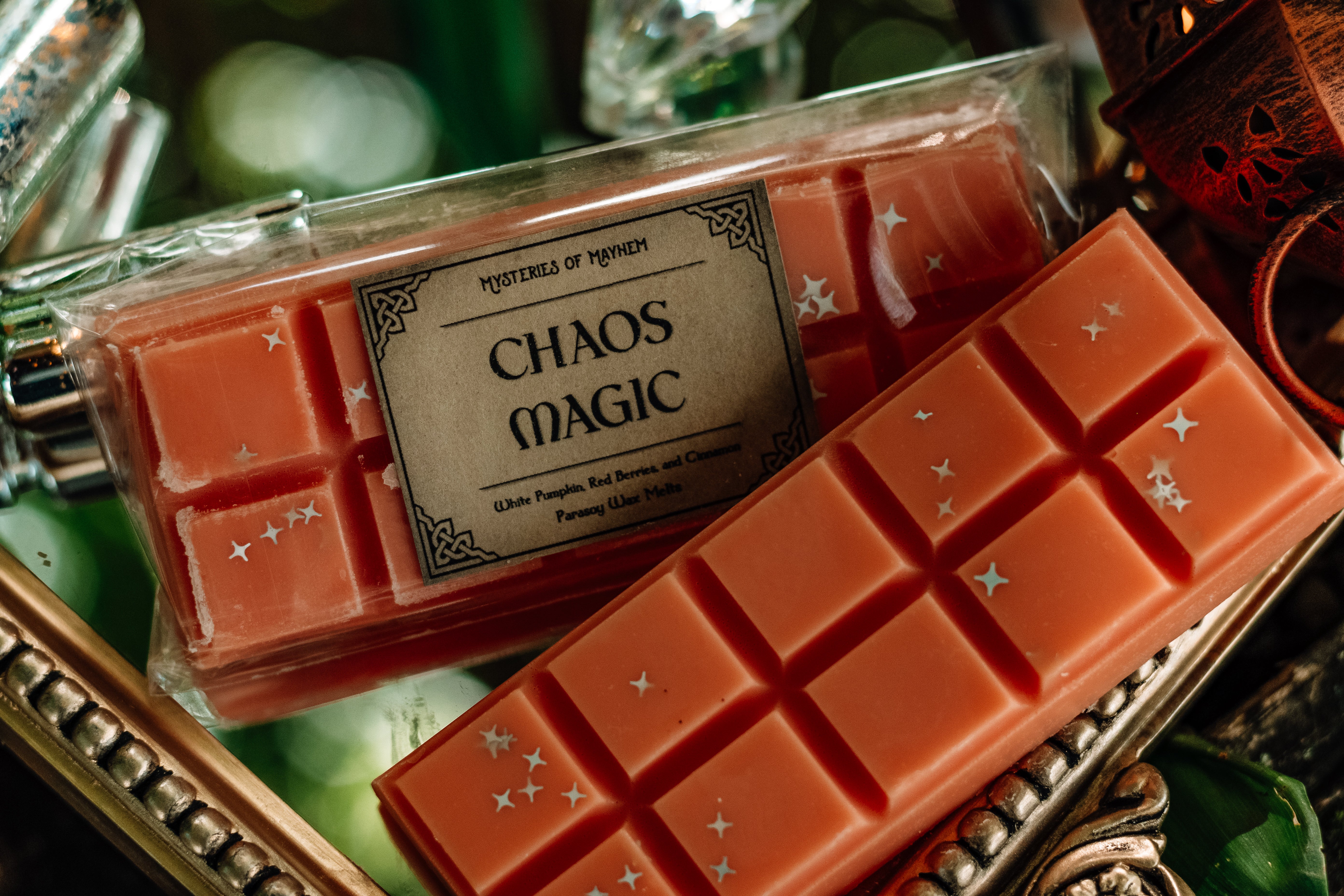 Chaos Magic Wax Snap Bar - White Pumpkin, Berries, and Cinnamon