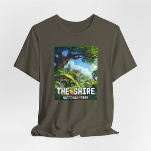 The Shire National Park T-Shirt, Nerdy Gift, Fantasy Shirt, Nerdy T-Shirt