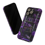Load image into Gallery viewer, Gothic Purple Books iPhone Case
