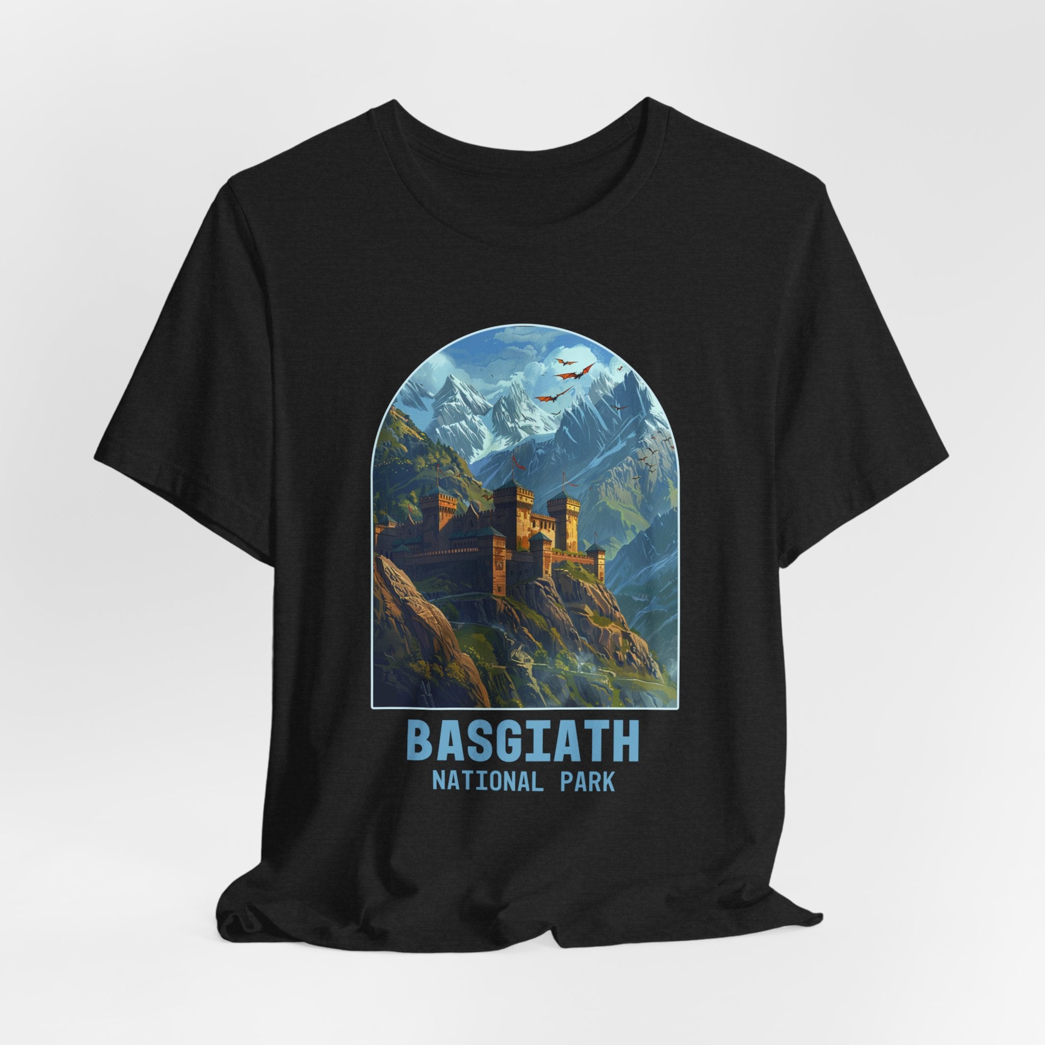 Basgiath National Park T-Shirt, Gift for Book Lovers, Bookish Shirt, Nerdy T-Shirt, Fantasy Reader T-Shirt