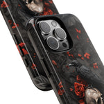 Load image into Gallery viewer, Gothic Raven &amp; Skull iPhone Case
