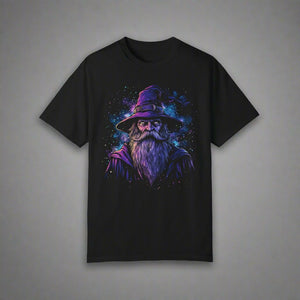 Cosmic Wizard T-Shirt, Comfort Colors, Nerdy Shirt, Fantasy T-Shirt