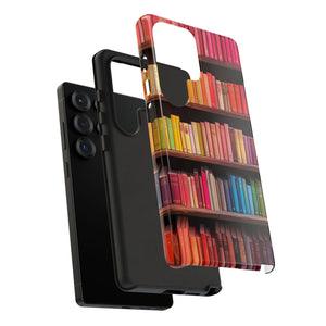 Colorful Bookshelf Samsung Phone Case