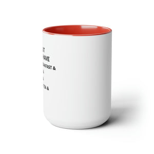 I Workout So I Can Have...Two-Tone Coffee Mug, 15oz