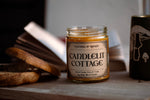 Load image into Gallery viewer, Candlelit Cottage Candle – Cinnamon, Clove, Vanilla &amp; Tonka Scented
