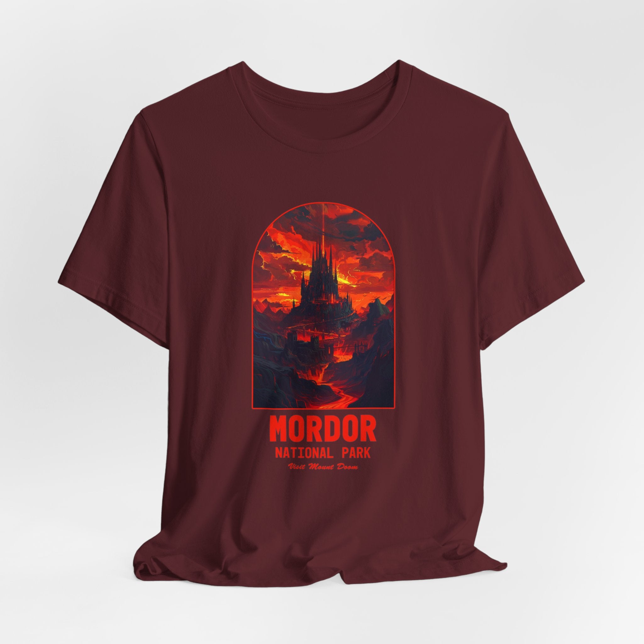 Mordor National Park T-Shirt, Nerdy Gift, Fantasy Shirt, Nerdy T-Shirt