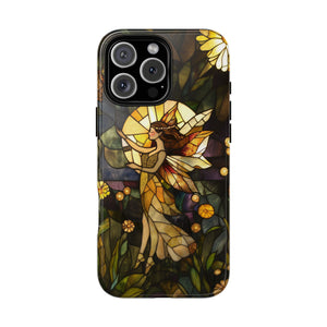 Stained Glass Effect iPhone Tough Case, Fantasy Phone Case, Fairy Phone Case