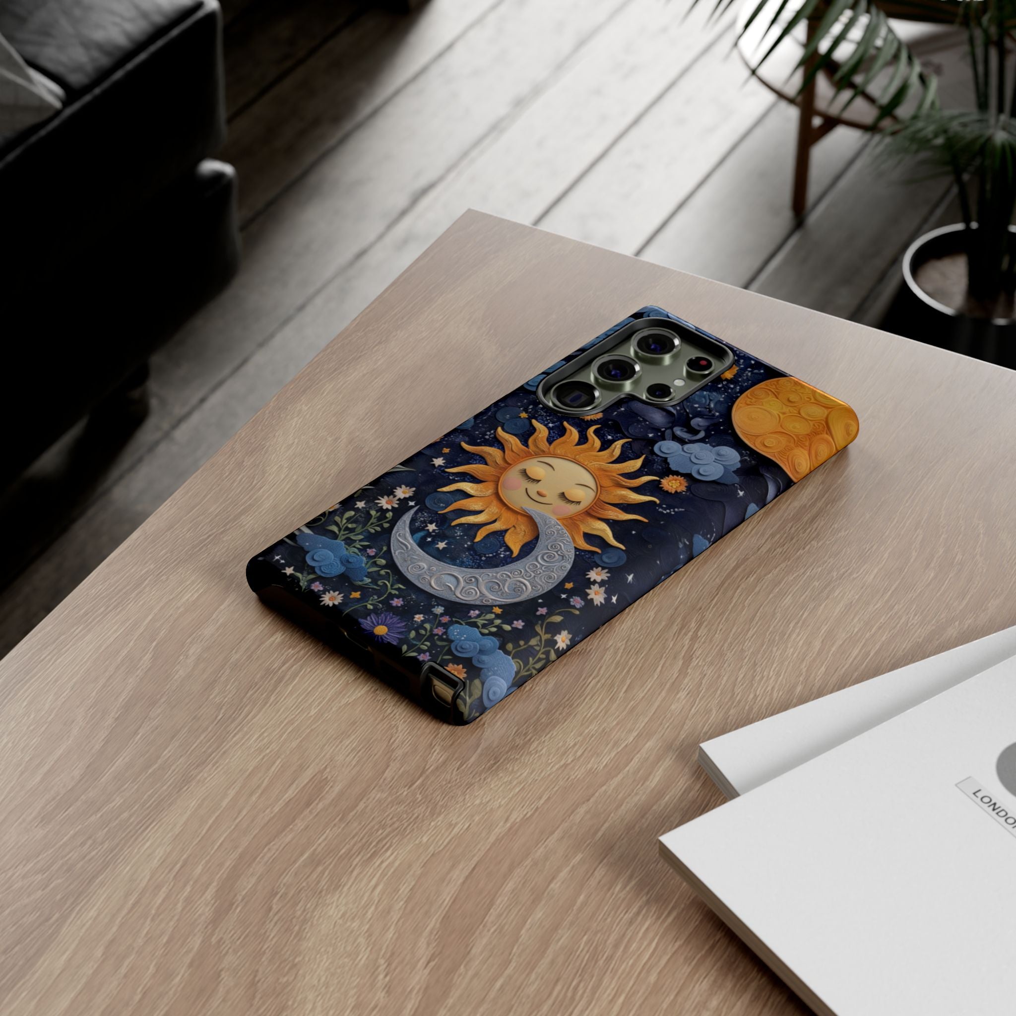 Sun and Moon Samsung Phone Case