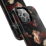 Load image into Gallery viewer, Dark Floral iPhone Case
