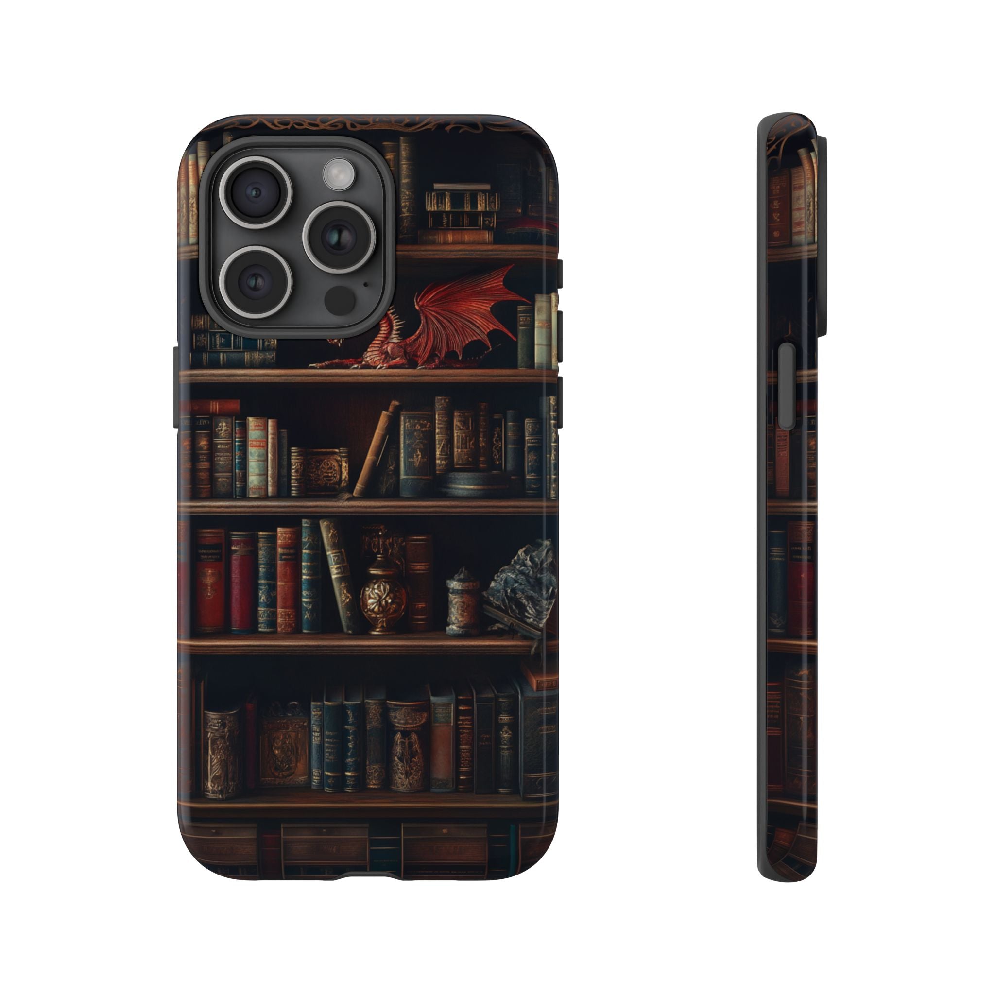 Bookshelf iPhone Case – Mysteries of Mayhem Bookshelf iPhone Case – Mysteries of Mayhem