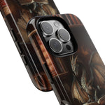 Load image into Gallery viewer, Book Dragon iPhone Tough Case, Fantasy Phone Case, Bookish Phone Case
