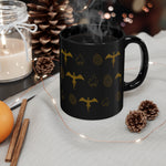 Load image into Gallery viewer, Watch the Skies Dragon Mug | Dragon Egg Fire Pattern | Gift for Gamers | Fantasy Mug
