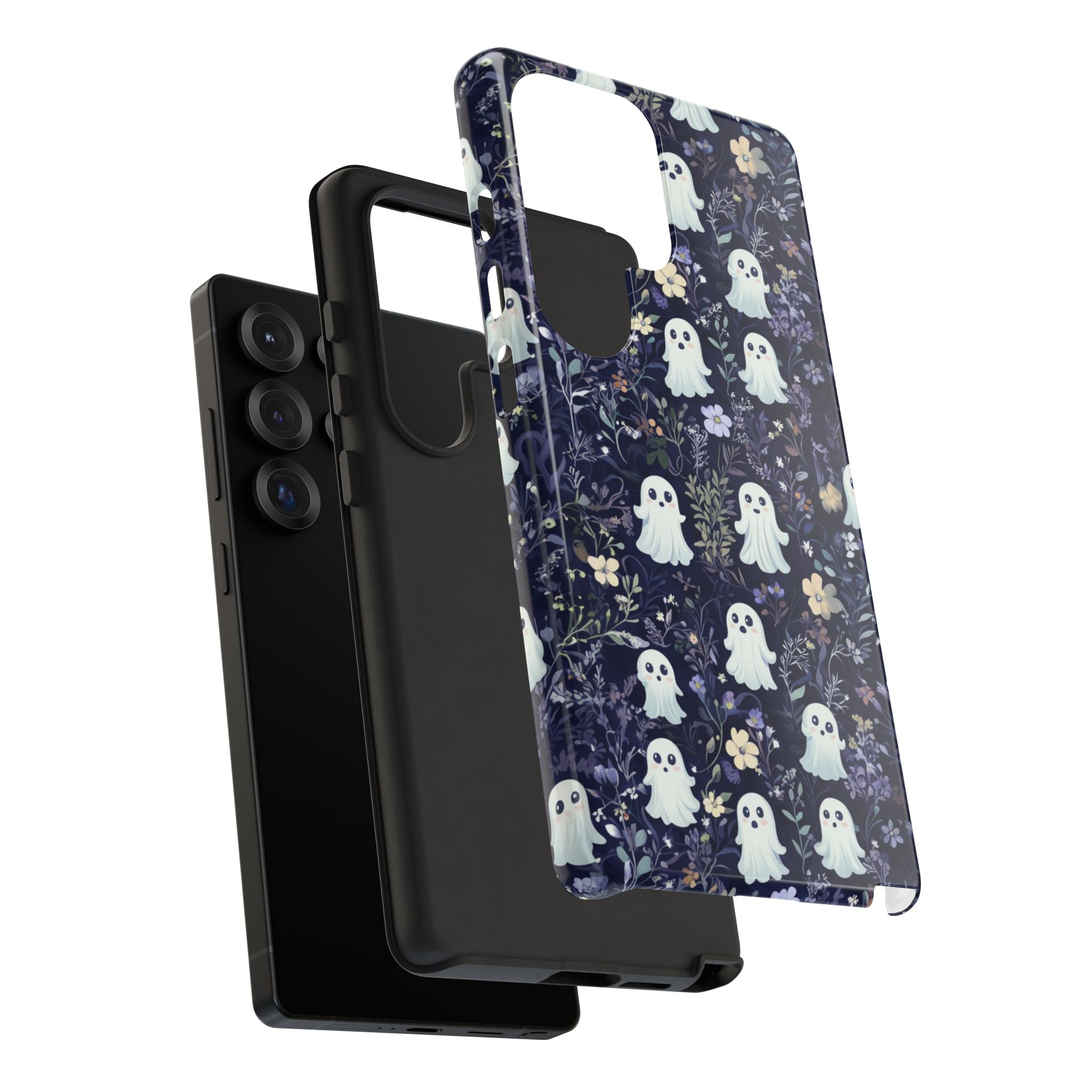 Ghosts and Flowers Cute Samsung Phone Case