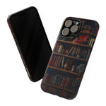 Load image into Gallery viewer, Bookshelf iPhone Tough Case, Fantasy Phone Case, Bookish Phone Case
