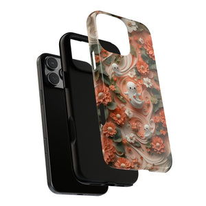 Ghosts & Flowers Cute iPhone Case
