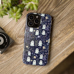 Load image into Gallery viewer, Ghosts &amp; Flowers Cute iPhone Case
