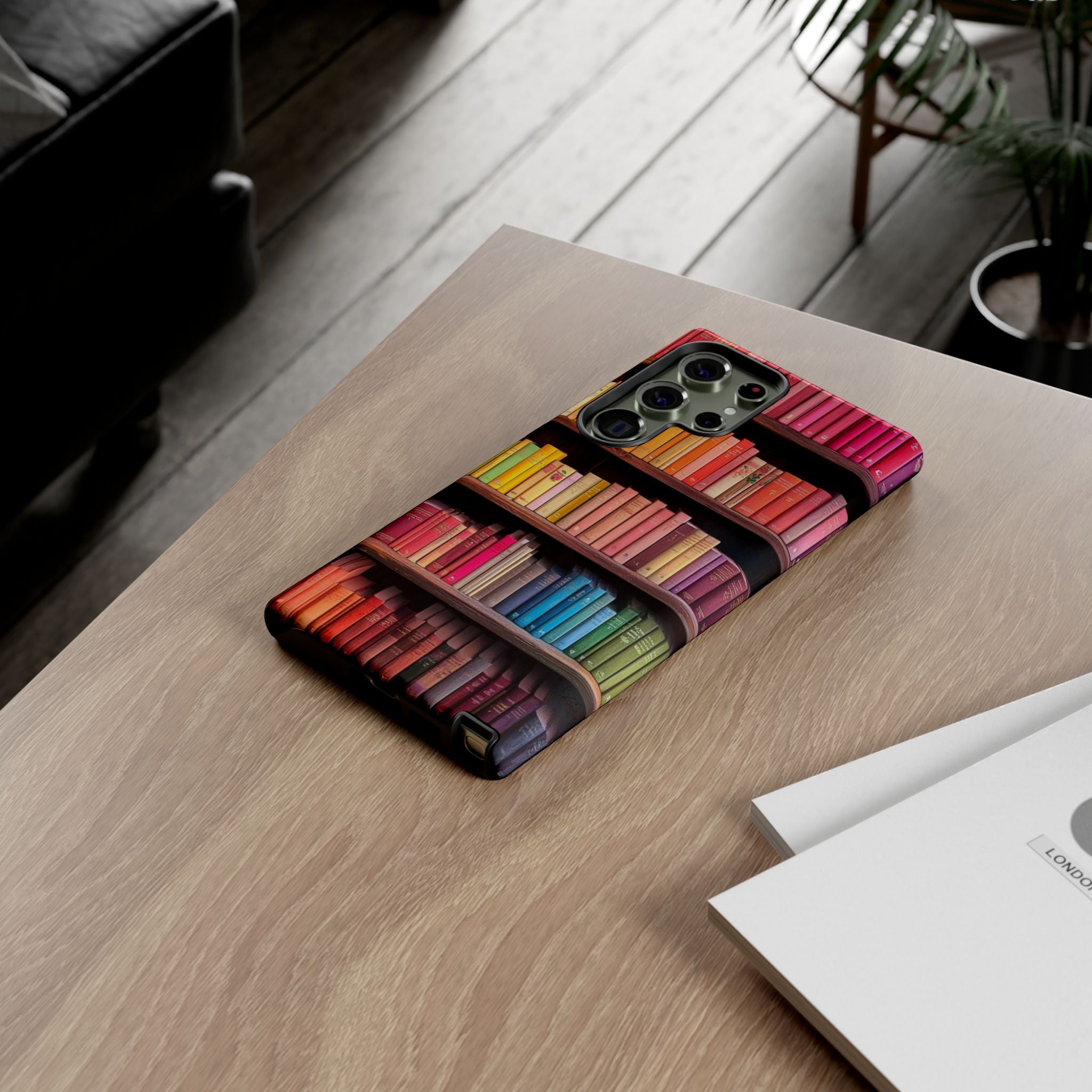 Colorful Bookshelf Samsung Phone Case