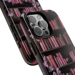Load image into Gallery viewer, Pink Books iPhone Tough Case, Bookish Phone Case
