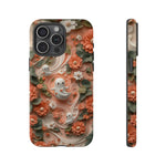 Load image into Gallery viewer, Ghosts &amp; Flowers Cute iPhone Case
