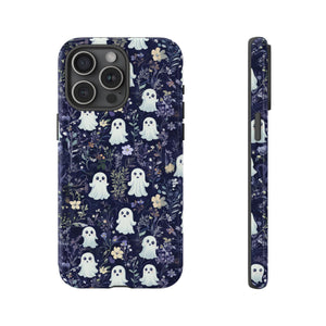 Ghosts & Flowers Cute iPhone Case
