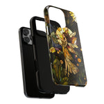 Load image into Gallery viewer, Stained Glass Effect iPhone Tough Case, Fantasy Phone Case, Fairy Phone Case
