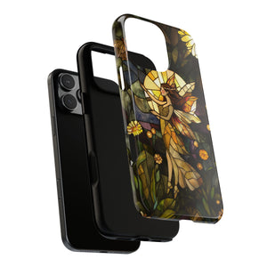 Stained Glass Effect iPhone Tough Case, Fantasy Phone Case, Fairy Phone Case